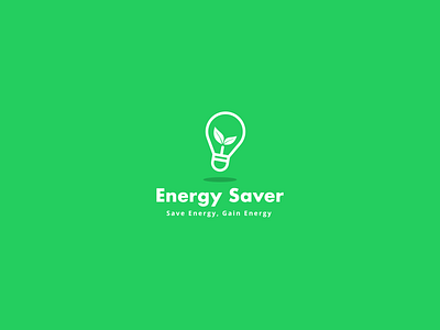 Energy Saver Logo app design flat icon logo minimal startup logo vector web website