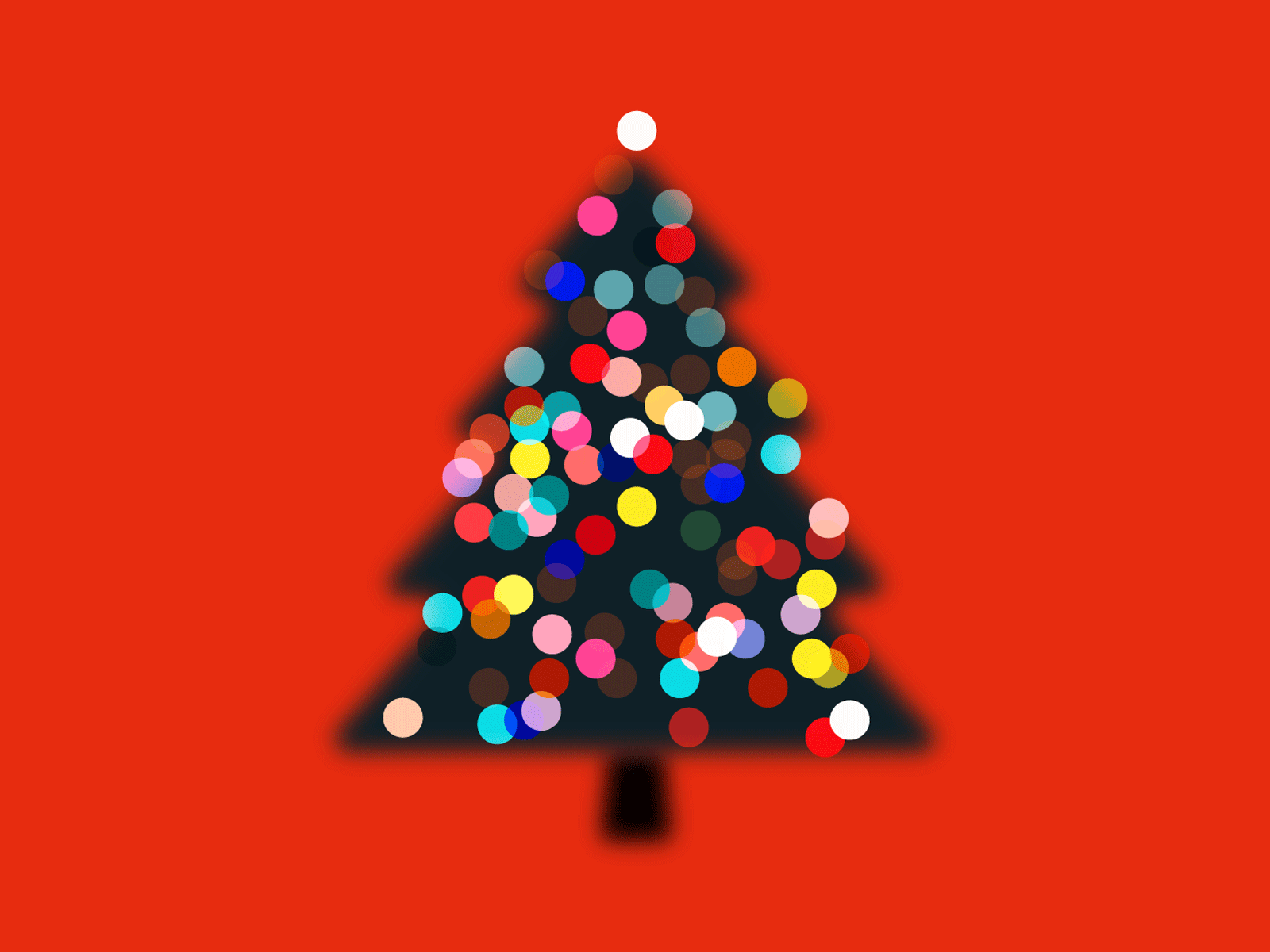 Tree bokeh bokeh card christmas christmas tree colorful cozy decorations fire holiday illustration light lights ornaments season xmas