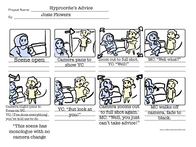 Hypocrites Advice Board 2 digital art story board storyboard storyboards