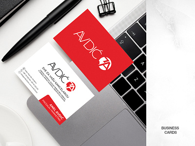 Business cards - Avdic 3A branding bussines card design logo