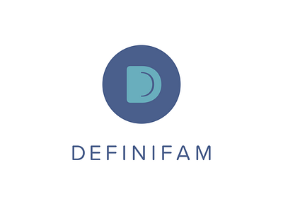 Definifam branding design logo logo design typography