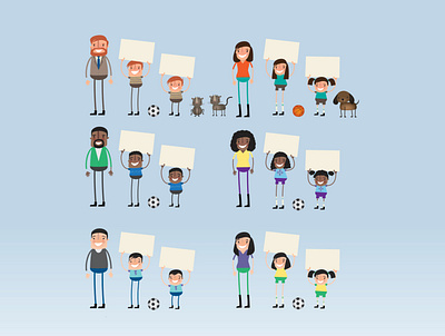 Character Design - Kids of Integrity character design characters digital illustration fun illustration illustrator vector