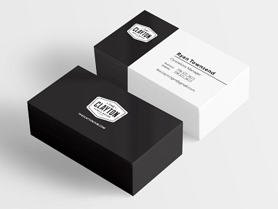 Business Card Design - The Clayton