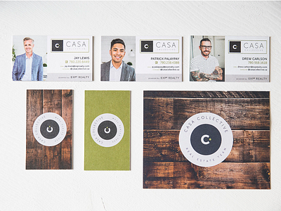 Branding Package - Casa Collective branding business card design layout logo logo design photography postcard print type