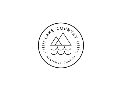 Logo Design - Lake Country Alliance Church branding clean design logo logo design modern monoline tshirt