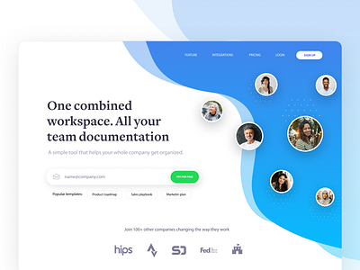 Collaboration Landing Page