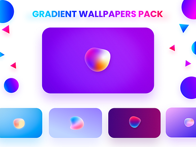 Minimal Gradient Wallpapers Pack Freebie