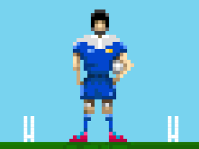 8 bit Rugger by William Racule on Dribbble