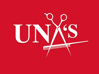 UNA'S Barber Shop logo