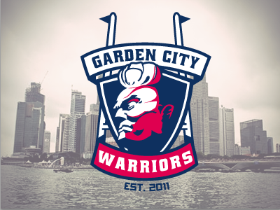 Garden City Warriors Rugby Club logo rugby sports