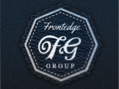 Frontedge Group logo monogram texture typography
