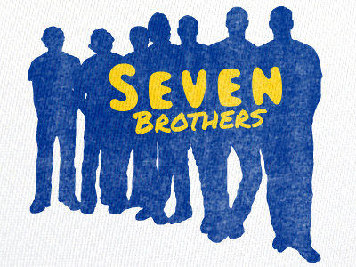 Seven Brothers brand identity logo typography