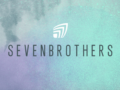 SEVENBROTHERS brand identity logo splash surf typography