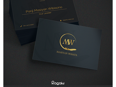 Masiyan Wisata Business Card artwork brand brand identity branding business card business card design business card mockup card design logo mockup vector