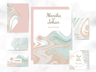 Wedding Invitation Set Layout Vector abstract abstract art abstract design abstract logo art artwork design design art fluid fluid art invitation card pastel vector vectors wedding wedding card wedding invitation