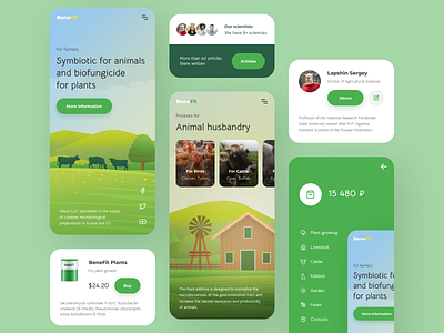 Feed additives for animals and plants by Vladimir Mosolov on Dribbble