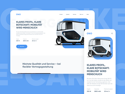 Electric bike for delivery bicycle bicycle shop bike blue delivery delivery app design electric electric car interface ui ux web