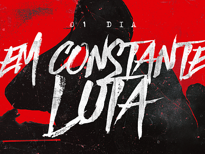 Em Constante Luta draw the line drawtheline dtl dtlhc hardcore lettering metal rock