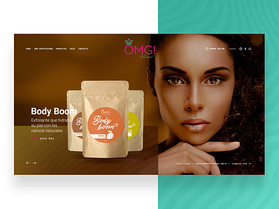 OMG cosmetic hair omg paraguay py redesign web web design