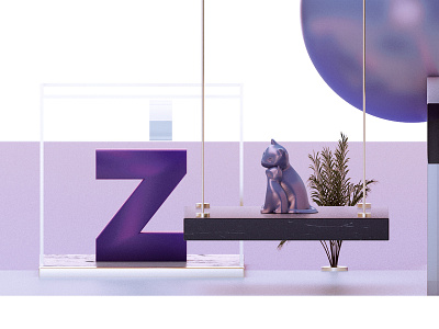 Z Room 3d c4d cats cinema 4d octane photoshop render