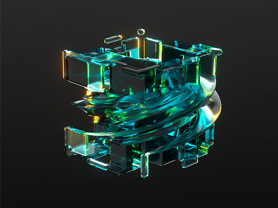 Cube 2 3d abstract art c4d cinema4d cube image mesh nonsense octane otoy photoshop render shader vfx
