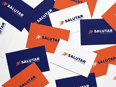 Salutar branding design graphic design id logo mockup visual identity