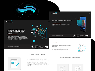 User interface---- Entekwave figma ui ux webdesign website design