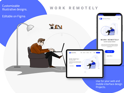 work remotely