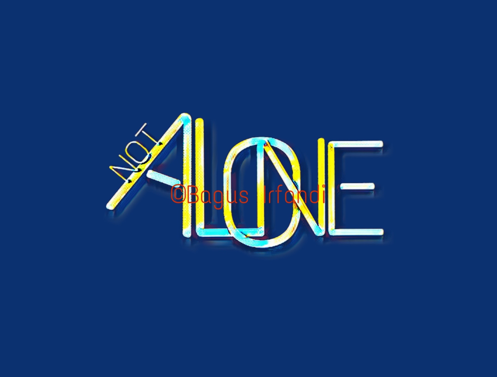 not-alone-design-text-by-irfandi-bagus-on-dribbble