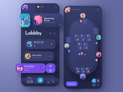 Right By Summon Poker Game Design designs, themes, templates and downloadable graphic  elements on Dribbble