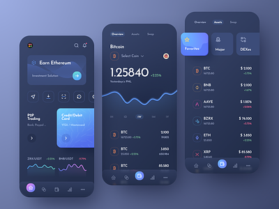 Crypto Wallet App by uixNinja on Dribbble