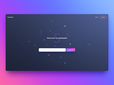 Splash page by uixNinja on Dribbble