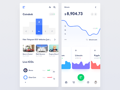 Coindesk redesign app app design application application design coin coindesk crypto cryptocurrency dashboard design exchange mobile mobile app mobile app design mobile design mobile ui token trade ui user interface