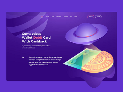 web illustration animation animation after effects card coin crypto cryptocurrency design illustration interface landing mp4 page payment site site design ui user vector video web