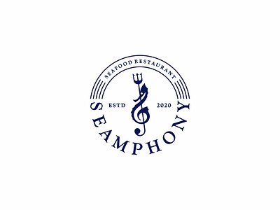 Seamphony branding logo restaurant брендинг логотип