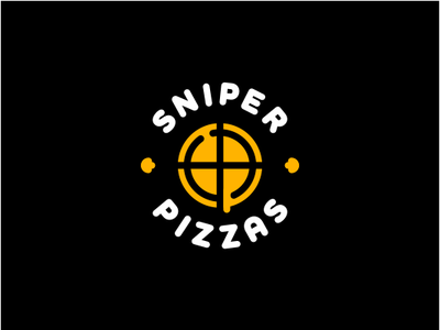 Sniper Pizzas branding ilyagaev logo брендинг гаев логотип