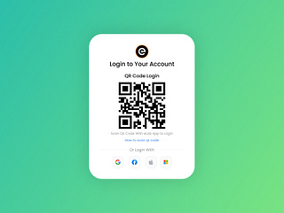 QR Code Login by eLab on Dribbble