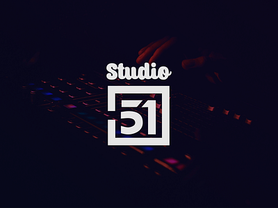 Studio 51 app branding design flat icon illustration illustrator logo type typography