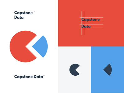Capstone Data Labs brand identity branding branding and identity design flat illustration illustrator logo logomark minimal minimalism minimalist logo wordmark wordmark logo