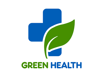 Creative Medical Green Health logo clinic logo health logo hospital logo