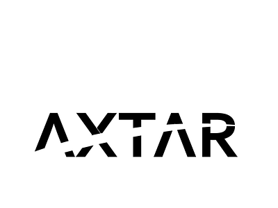 axter logo flat logo logo modern logo