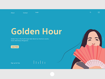 Golden Hour Landing Page