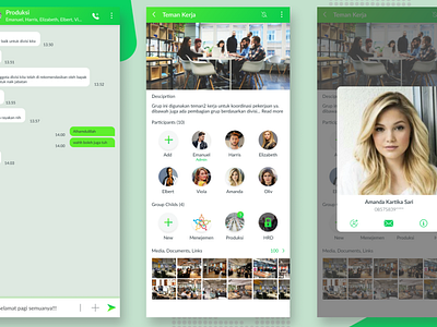 Whatsapp Redesign Group Child case study group simple ui redesign ux whatsapp