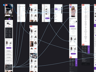 Prototyping Mobile Version FabStore appdesign figma interactive interface mobile mobile ui mobiledesign prototype shop store uidesign ux uxdesign uxui web webdesign