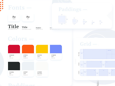 . Uni Style Guide (Short) colors fonts gui guide kit library site style ui web