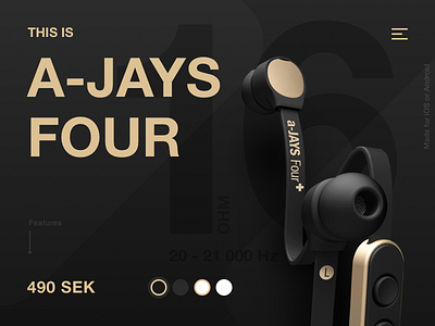 . Jays card earphones headphones jays promo ui