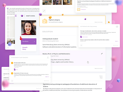 . Teacher CV cv edit form personal profile resume school site teacher tools ui ux web