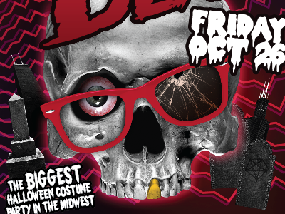 Freaky Re-Design Concepts 2 baller chicago club congress electro flyer halloween party react skull