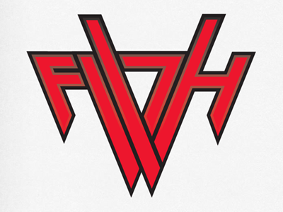 Filth filth logo metal occult party rock satan type typography