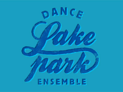 Lake Park Dance Ensemble apparel chicago dance distress emblem lake park print screen silkscreen team vintage